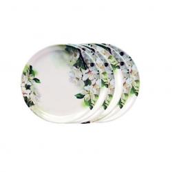 Zakozee Kitchen Queen Printed Melamine Plate Set