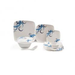 UT Lumineck Flora Pack of 33 Dinner Set