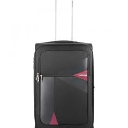 Safari Large 70 Cm & Above, 2 Wheel Soft Black Arrow Luggage Trolley