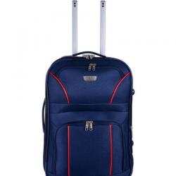 Verage Medium, 61Cm-69Cm 2 Wheel Soft Blue Sicario Luggage Trolley