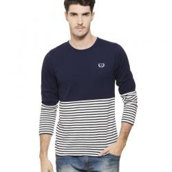 Rigo Navy Round T Shirt