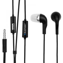 Blaupunkt In Ear Wired Earphones With Mic Black